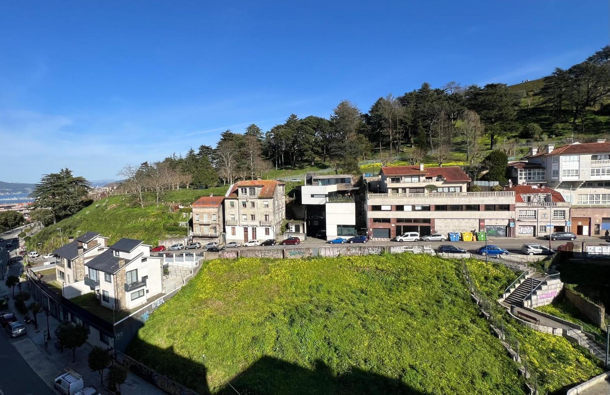 La Terraza Del Atico Con Parking Incluido Apartman Vigo Kültér fotó